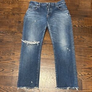 Moussy Straight Blue Jeans